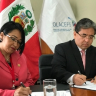 EFS del Perú y de El Salvador suscriben Acta de Traspaso de la CEDEIR correspondiente al periodo 2019-2021